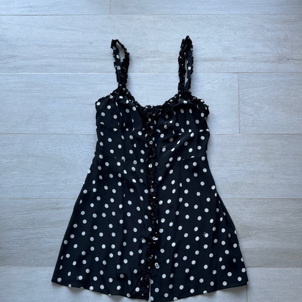 Realisation Par Silk mini dress